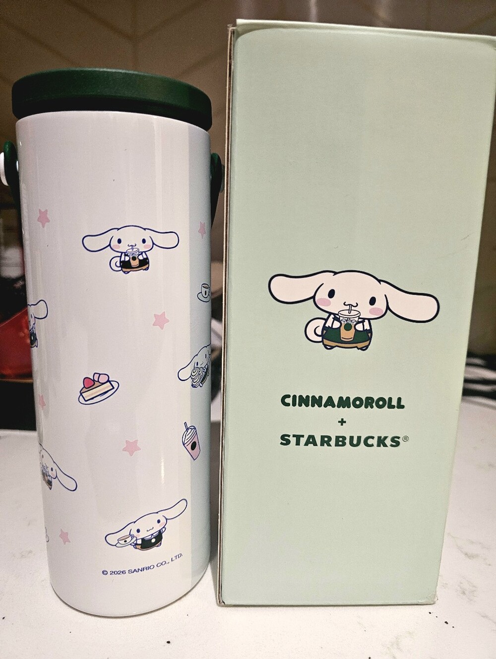 Cinnamoroll x Starbucks Travel Tumbler - White & Green